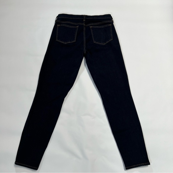 J.Crew Factory Dark Wash Skinny Jeans Stretch High Rise Size 31 - Picture 5 of 6